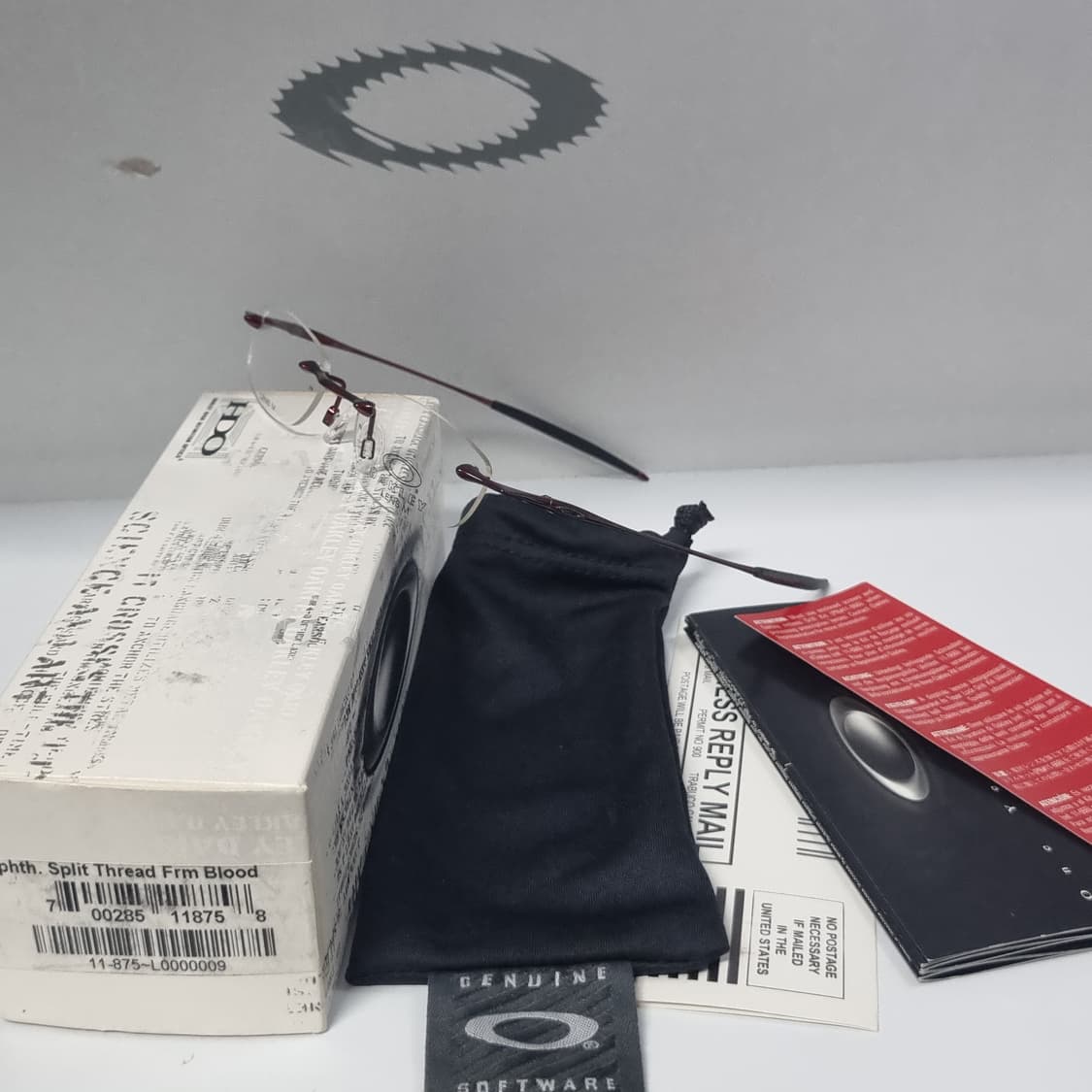 오클리 RX 무테 안경 스플릿 쓰레드 새상품 상품이미지2