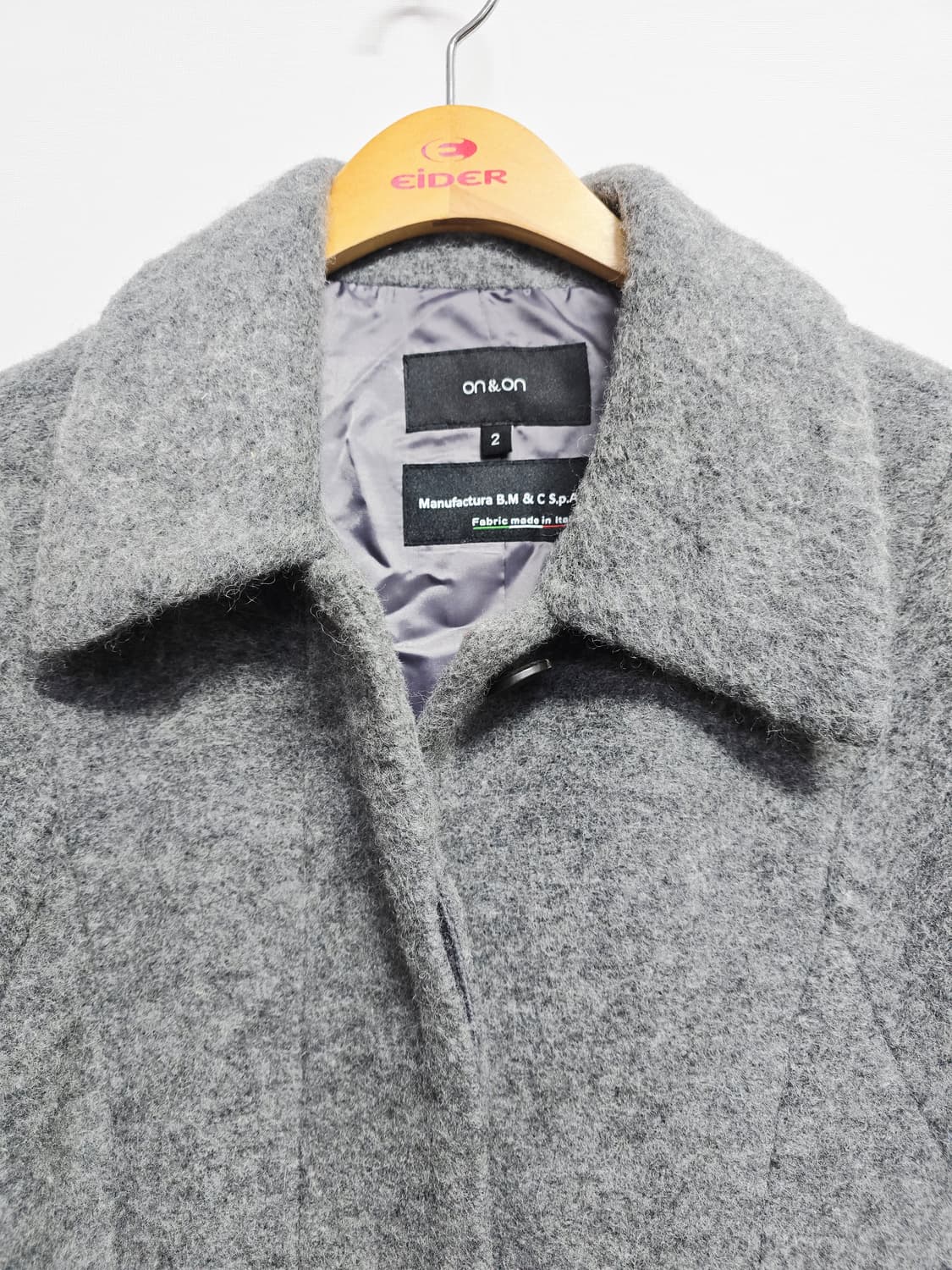 온앤온 헤어리 울 싱글 맥코트 상품이미지2