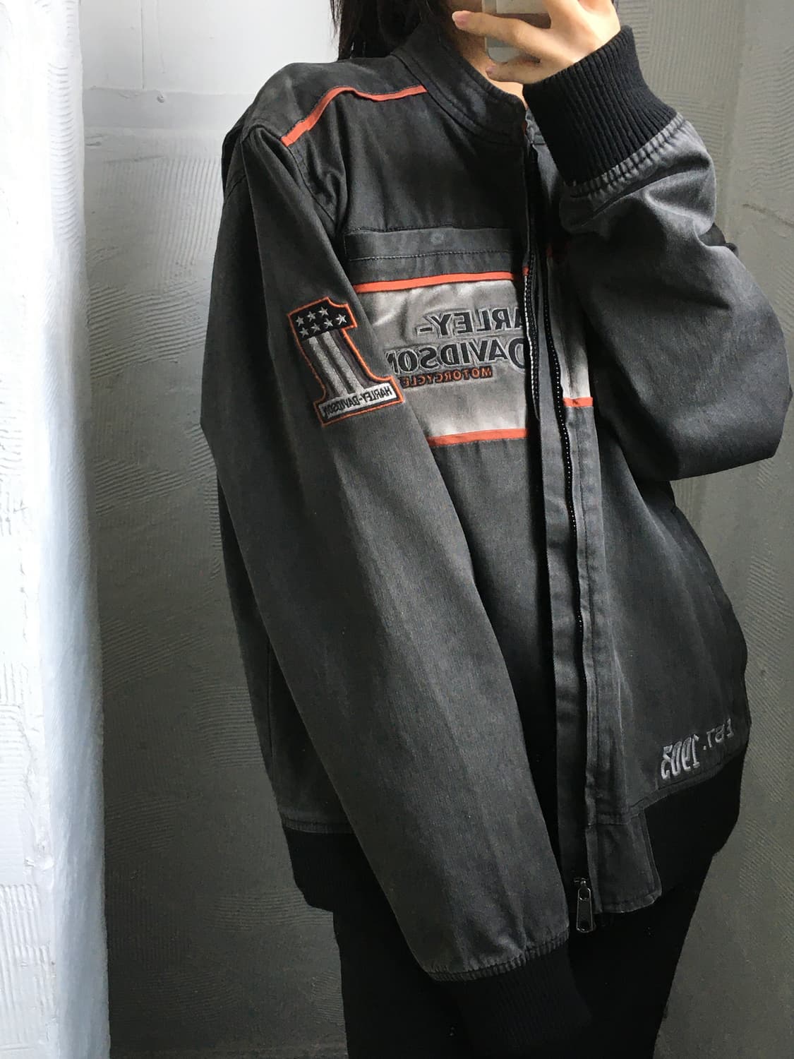 Harley Davidson 할리데이비슨 아이언 블록 자켓  상품이미지1