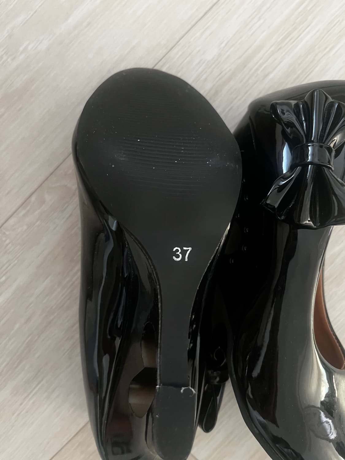 빈티지 하트 리본 구두 상품이미지3