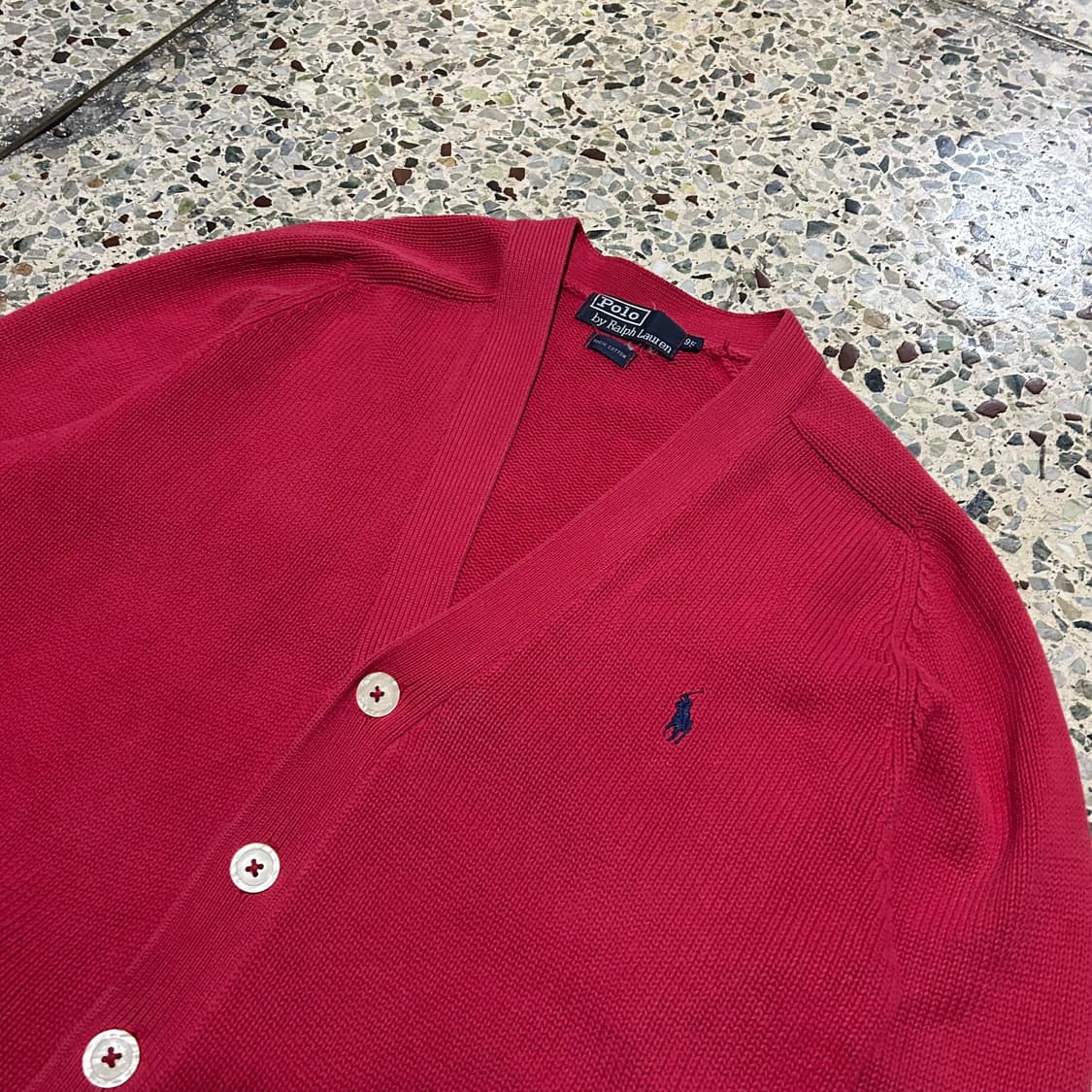 폴로(POLO RalphLauren)레드 코튼 니트 가디건 상품이미지2