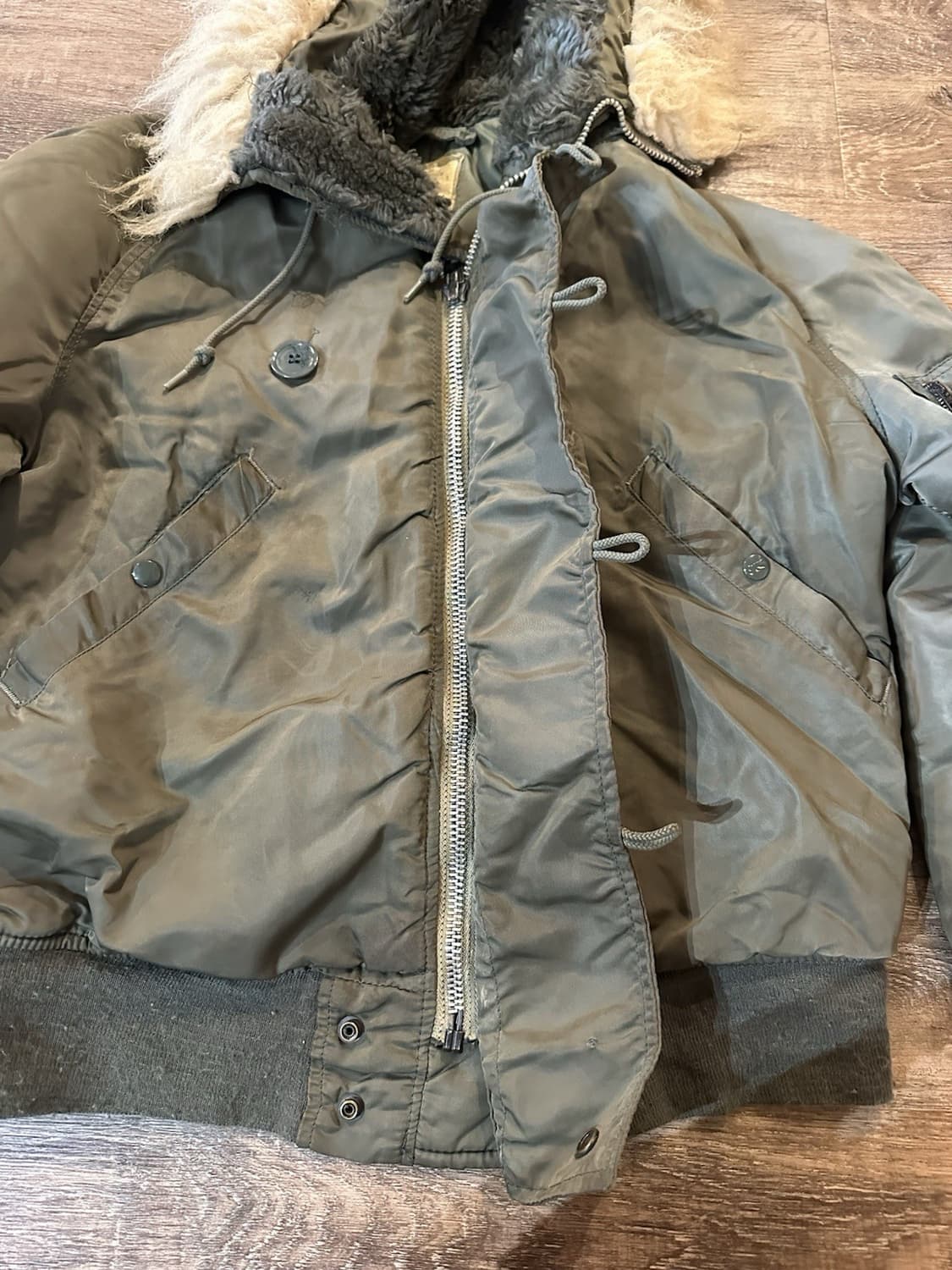 70s 알파 인더스트리 N-2B 헤비 플라잉 자켓 상품이미지2