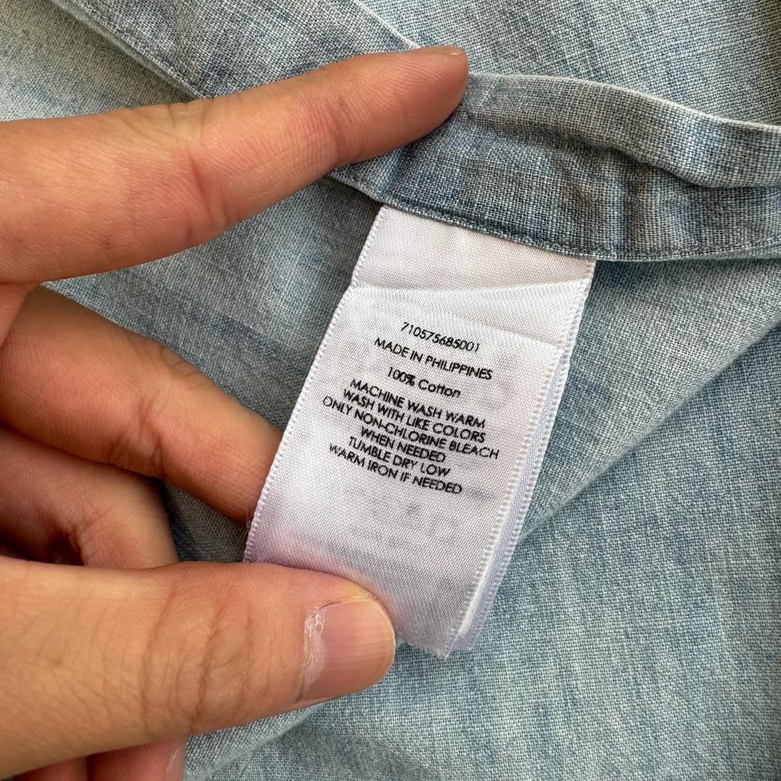 Polo  폴로 랄프로렌 신형 자수 샴브레이 셔츠 상품이미지5