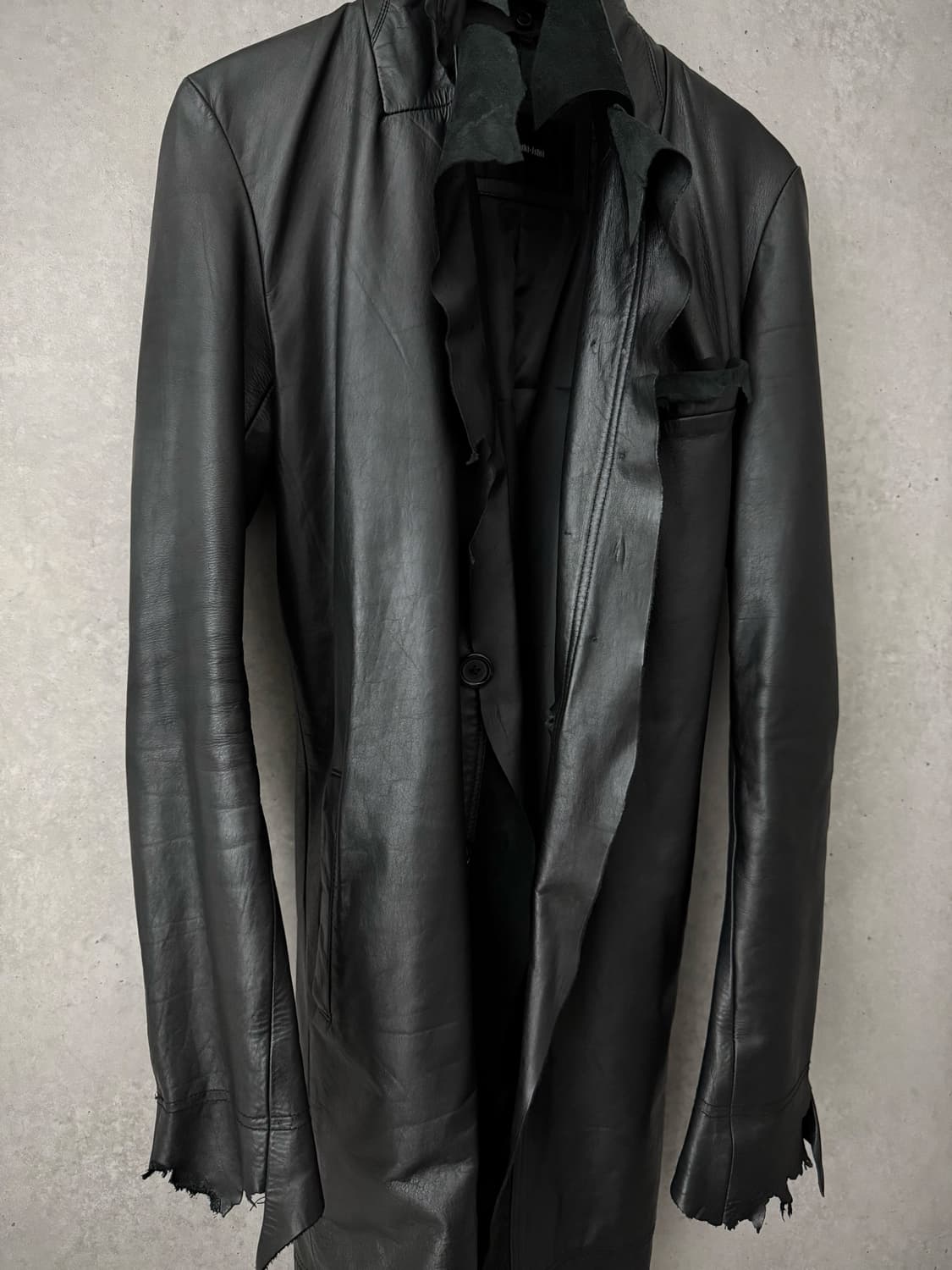 Yasuyuki Ishii leather coat 상품이미지3