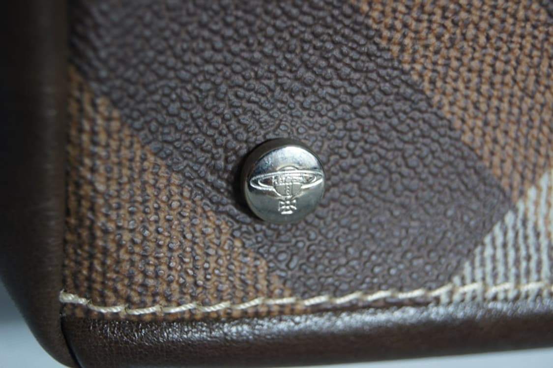 비비안웨스트우드 체크 숄더백 브라운 상품이미지6