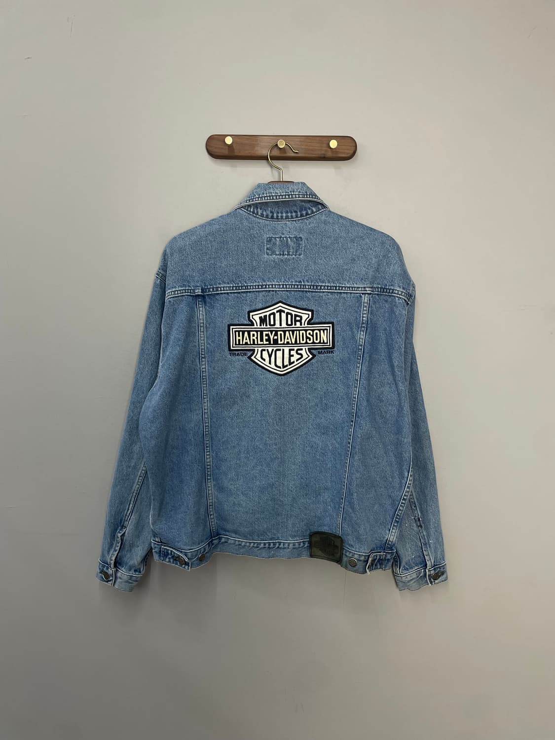 할리데이비슨 자수로고 데님 트러커 자켓 H2198 상품이미지4