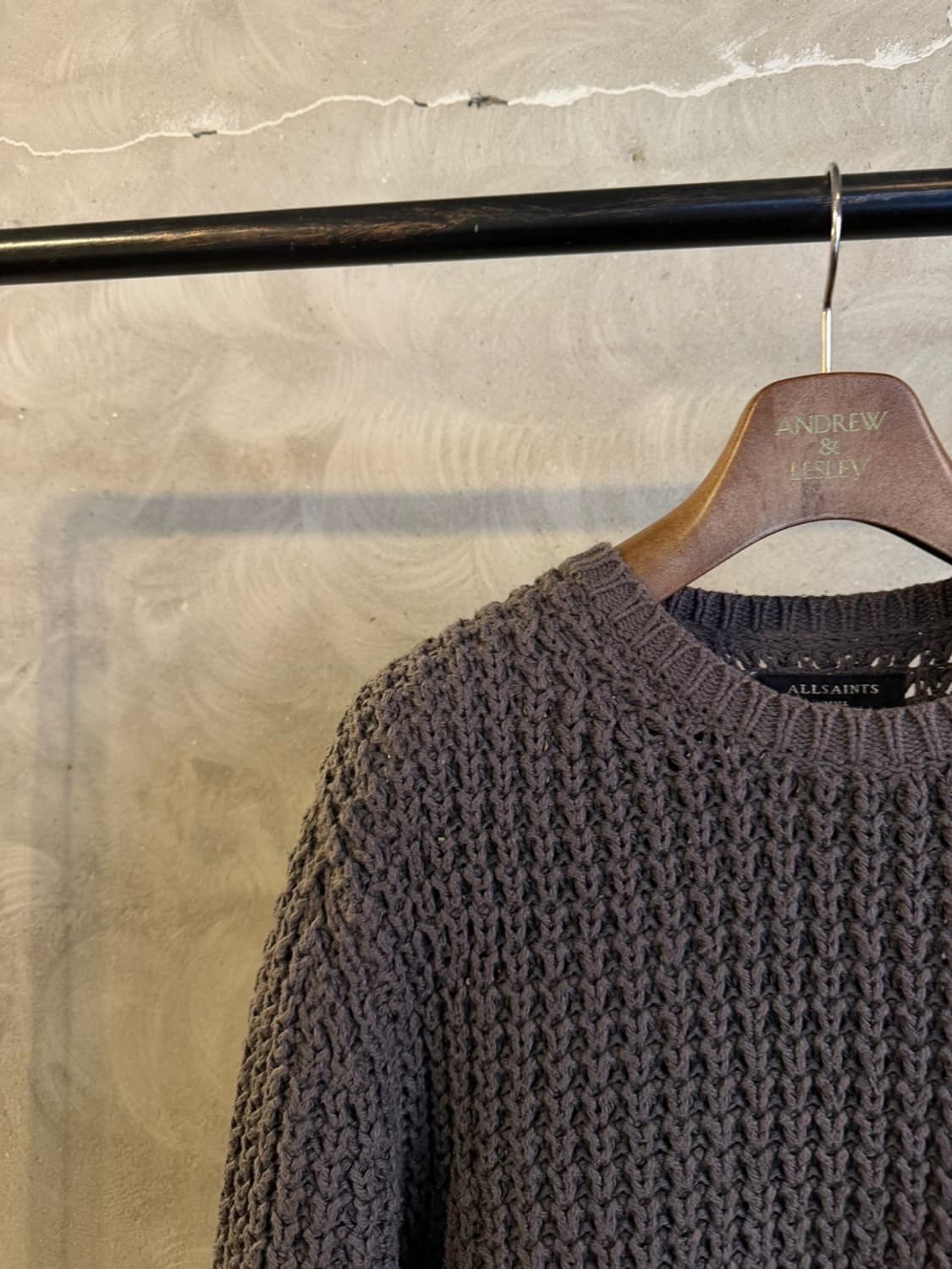 올세인츠 와플 니트 100 상품이미지2