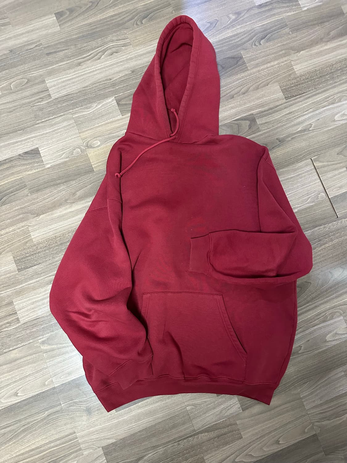 발렌시아가 후드 빨간색 M사이즈 상품이미지2