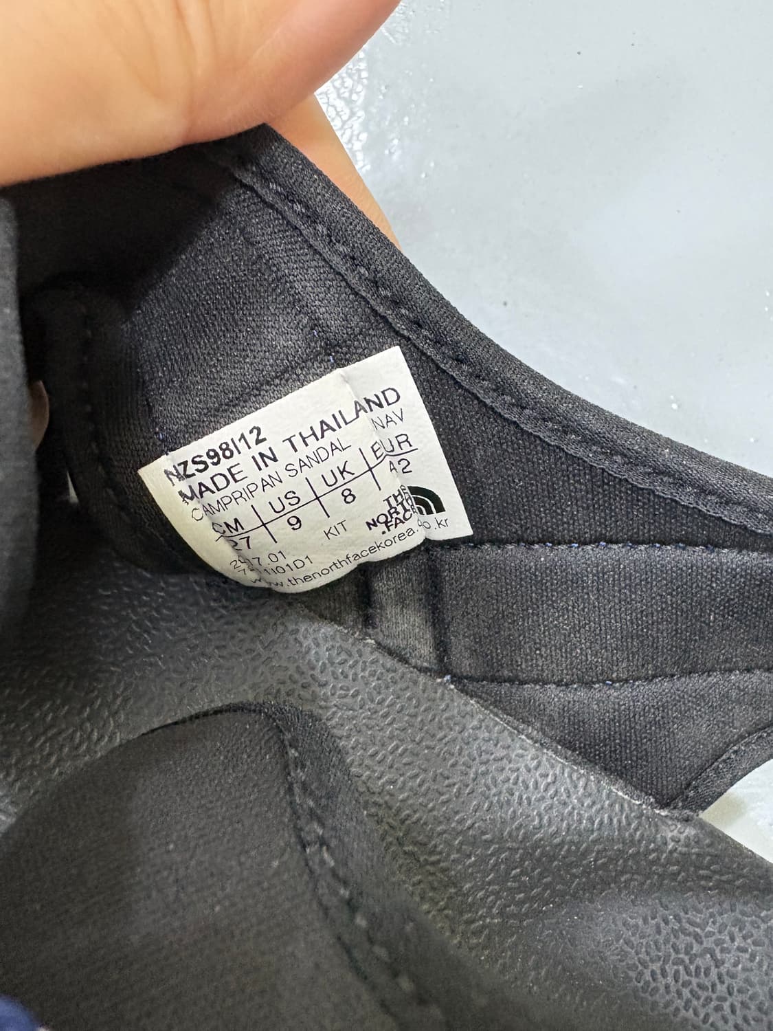 27CM 노스페이스 캠프리판 샌들 블루 0304J 상품이미지7