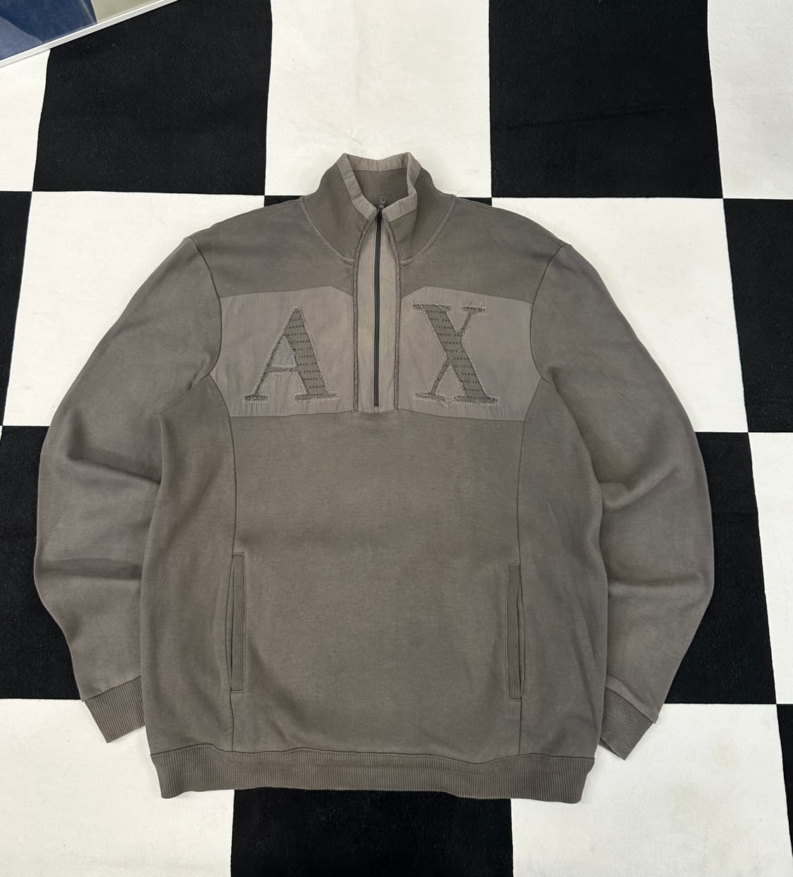 A/X 다잉 피그먼트 스펠아웃로고 스웻셔츠  상품이미지1