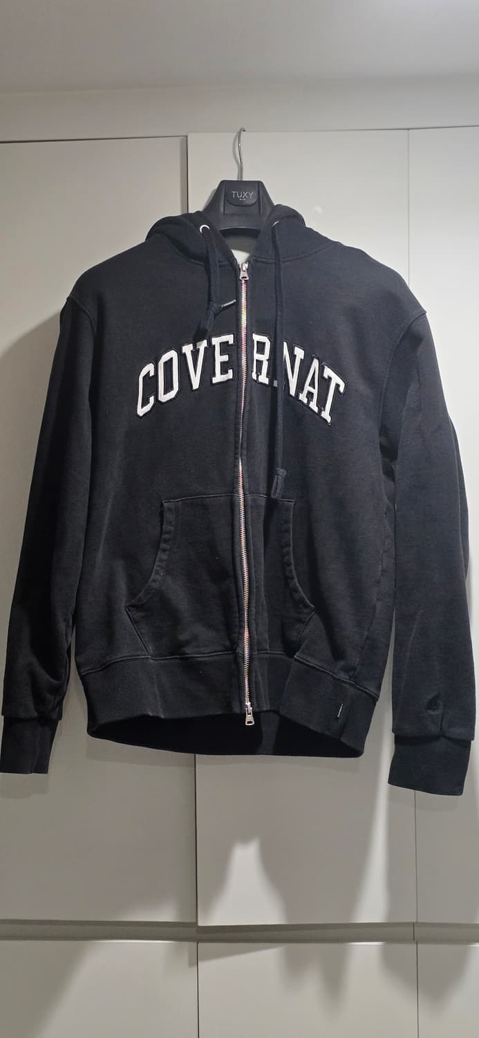 커버낫 블랙 후드집업 상품이미지1