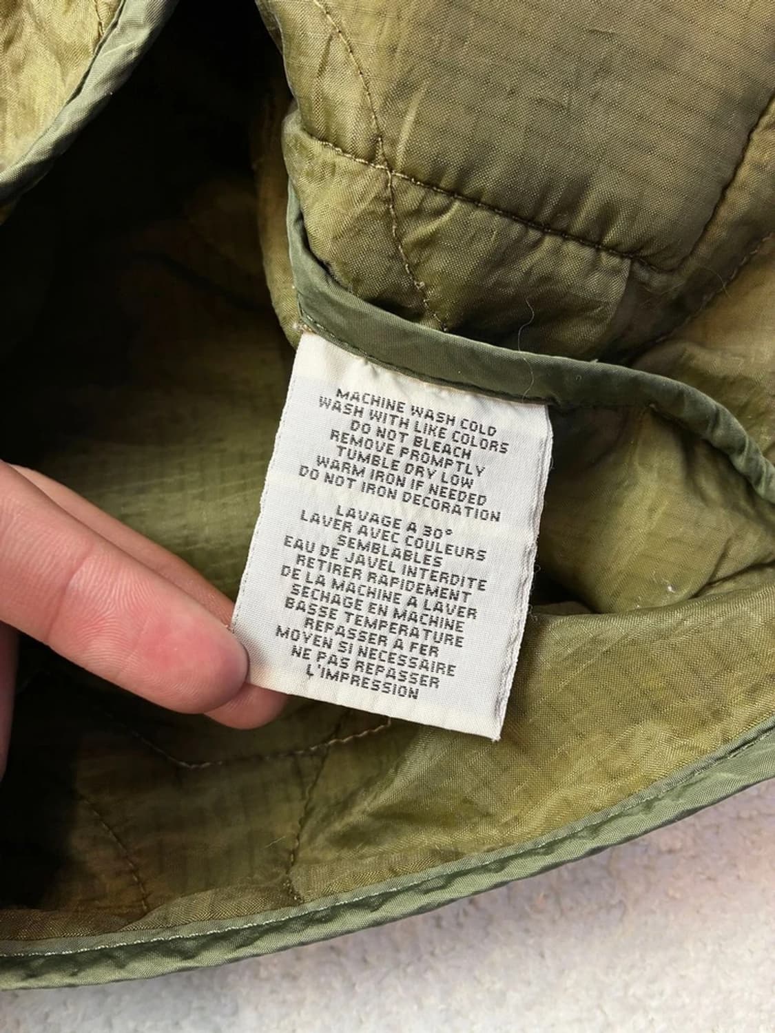 데님앤서플라이 00's 립스탑 성조기 퀼티드 베스트 PN5833 상품이미지8