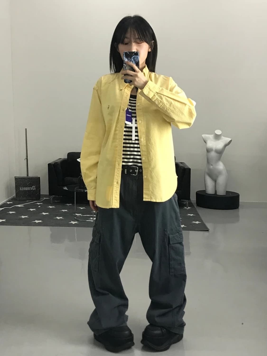 폴로랄프로렌 옐로우 셔츠 상품이미지1