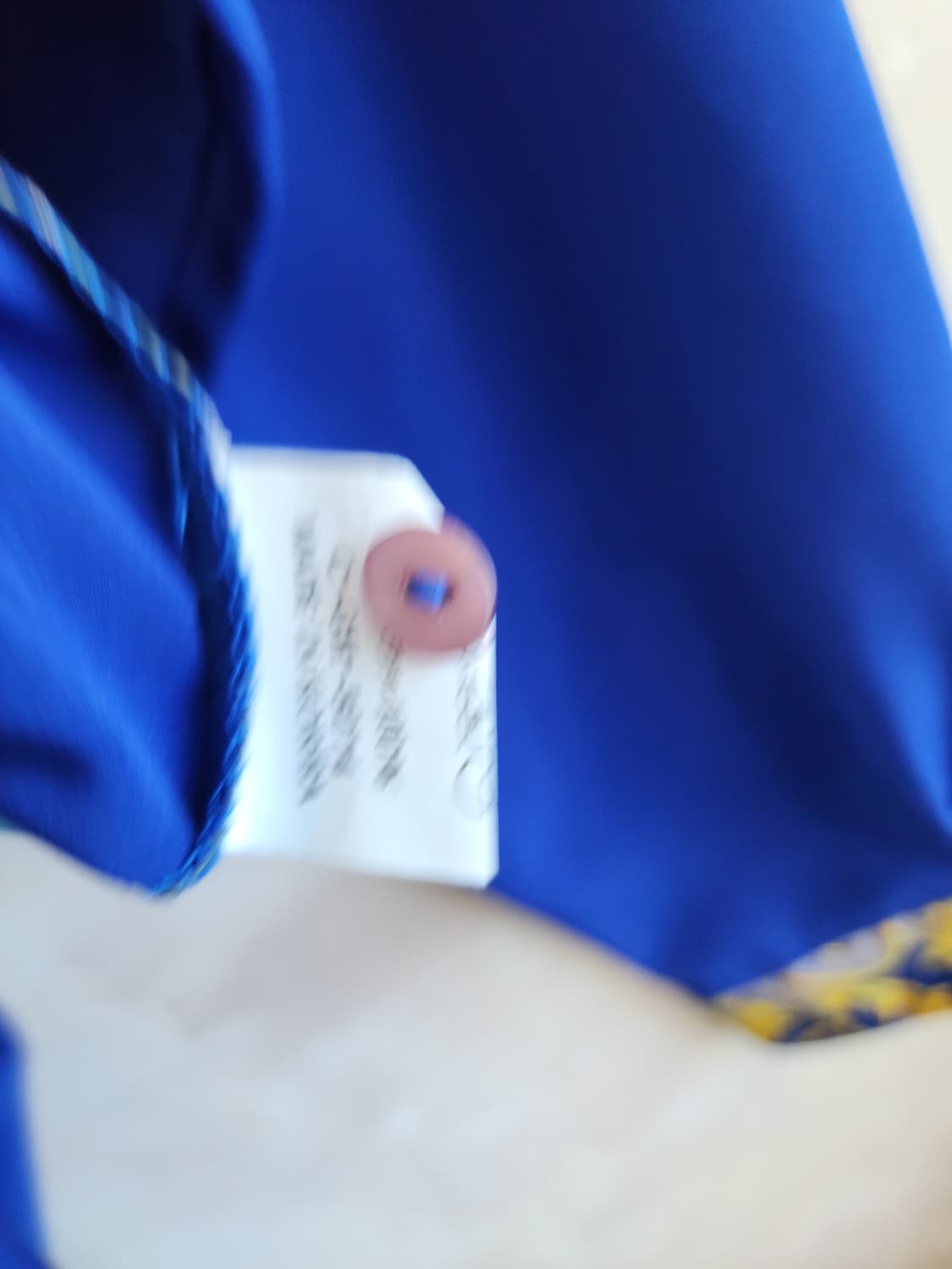 블루 패턴 블라우스 상품이미지6