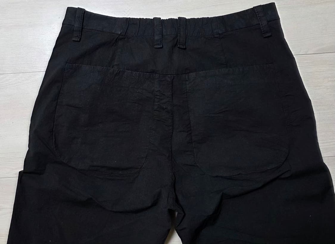 트렌짓 블랙 코튼펜츠  xs(30) 상품이미지3