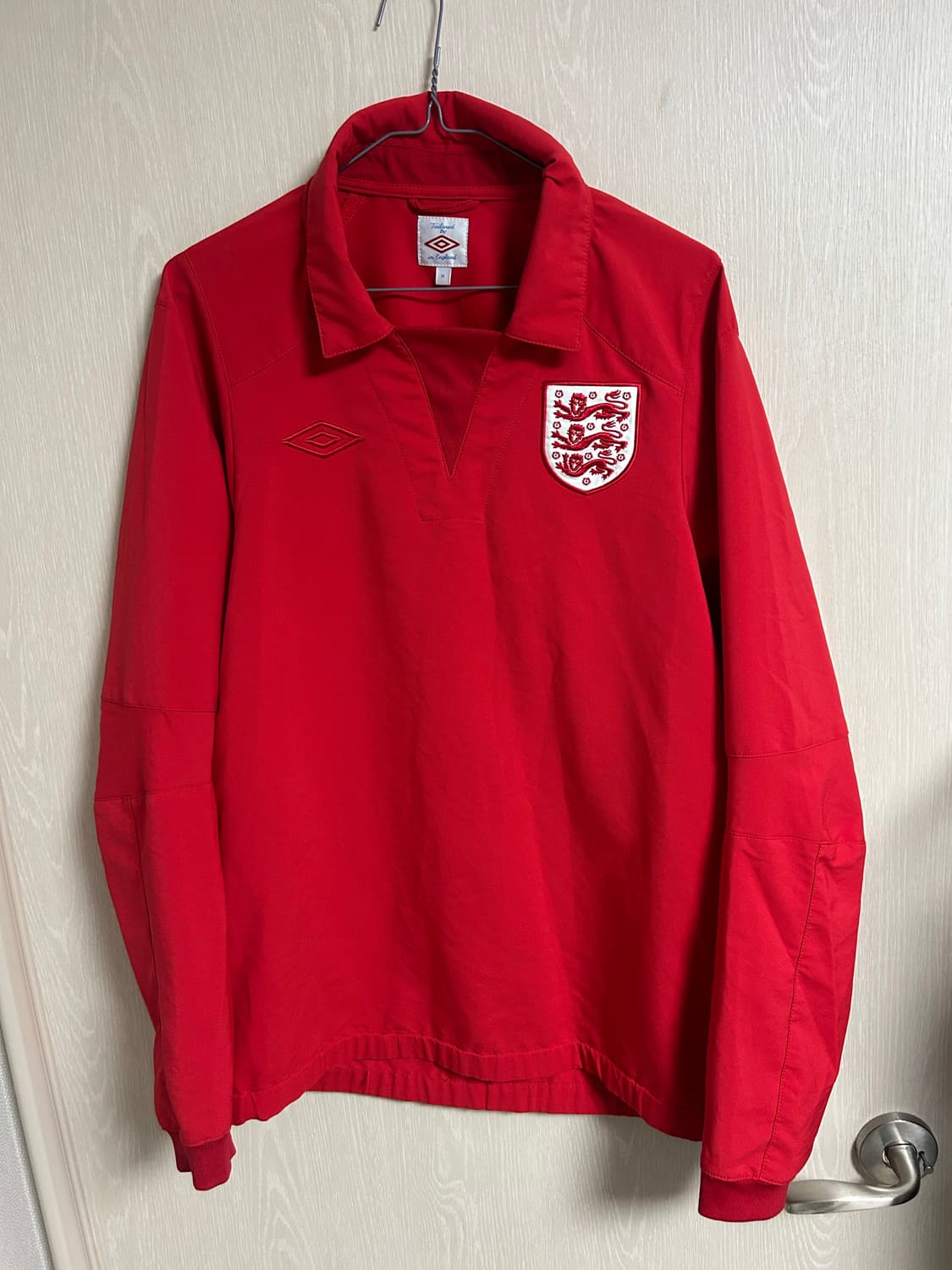 엄브로 잉글랜드 축구 국가대표드릴탑 M사이즈 팜 상품이미지3