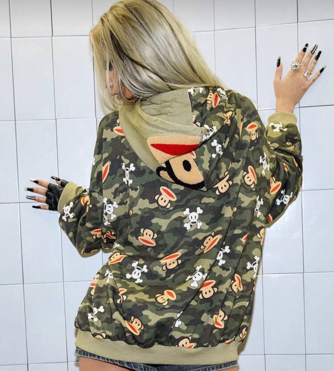 폴플랭크 카모 후드집업 상품이미지1