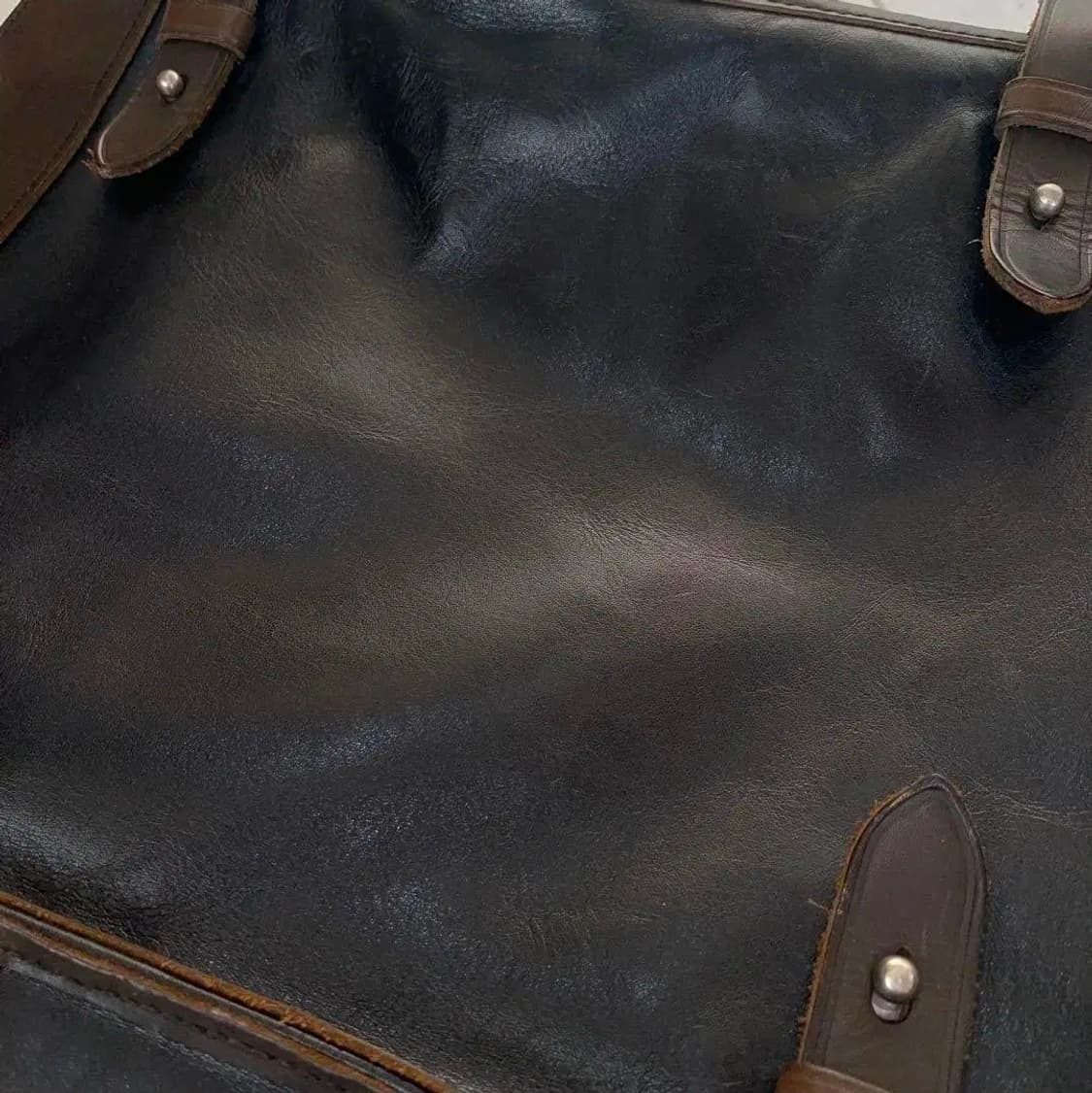 요지 야마모토 레더 버클 토트백 상품이미지10