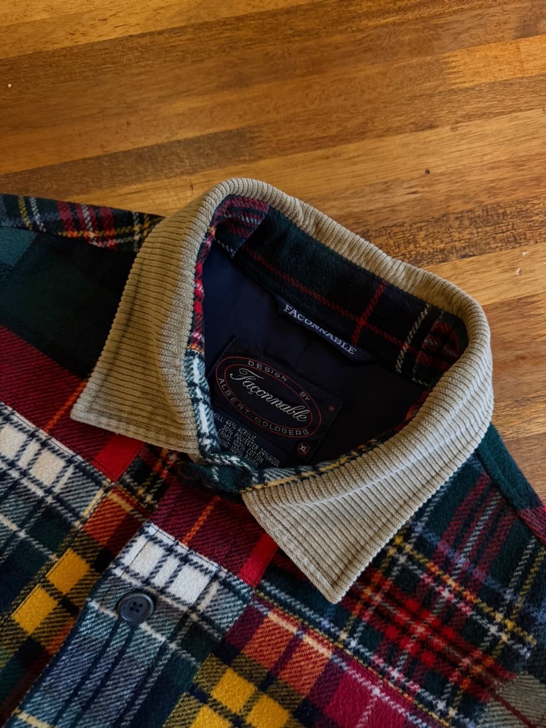 파쏘나블 트위드 패치워크 자켓 105 상품이미지5