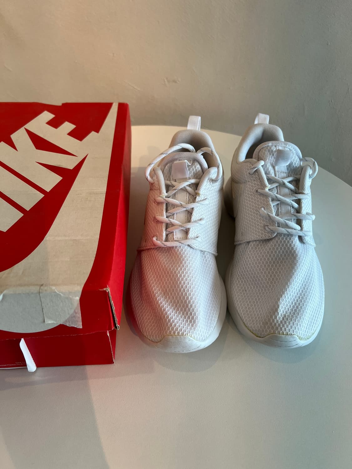 [US6/230] 우먼스 나이키 로쉬 원 '트리플 화이트' (511882 상품이미지8