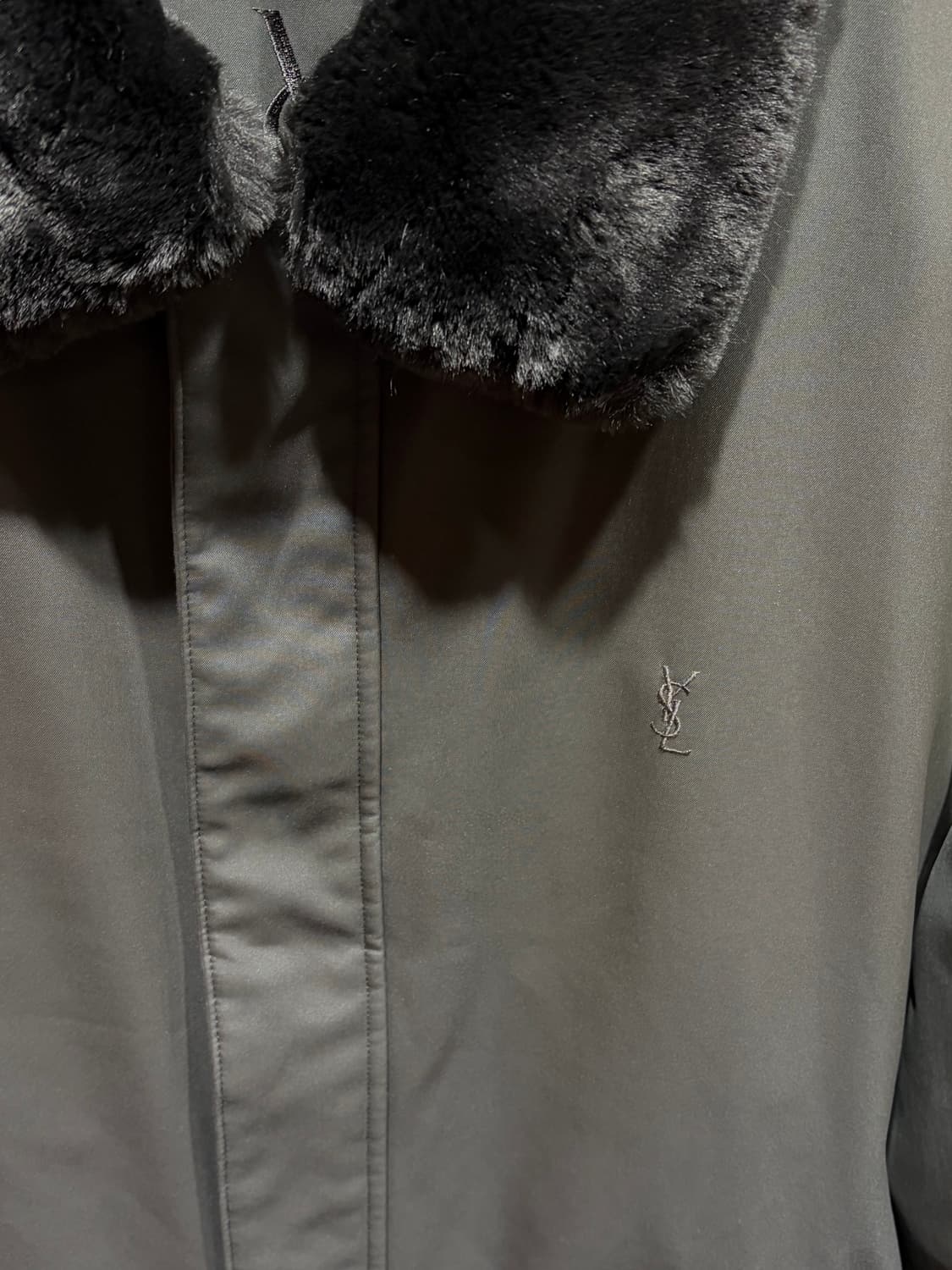 L YSL 입생로랑 심볼로고 카키브라운 폴리쉘 상품이미지5