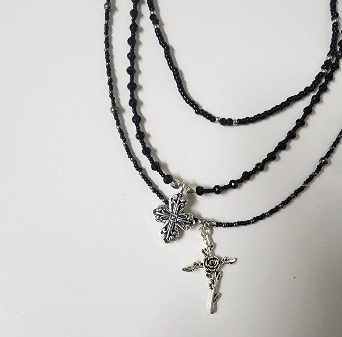 빈티지 십자가 목걸이 상품이미지5