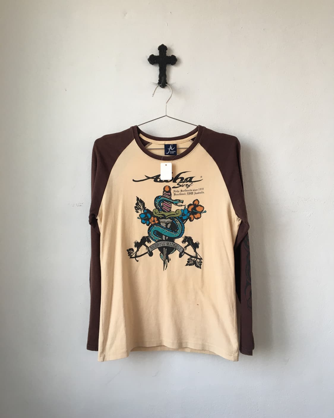 Printing point raglan sleeve 상품이미지2