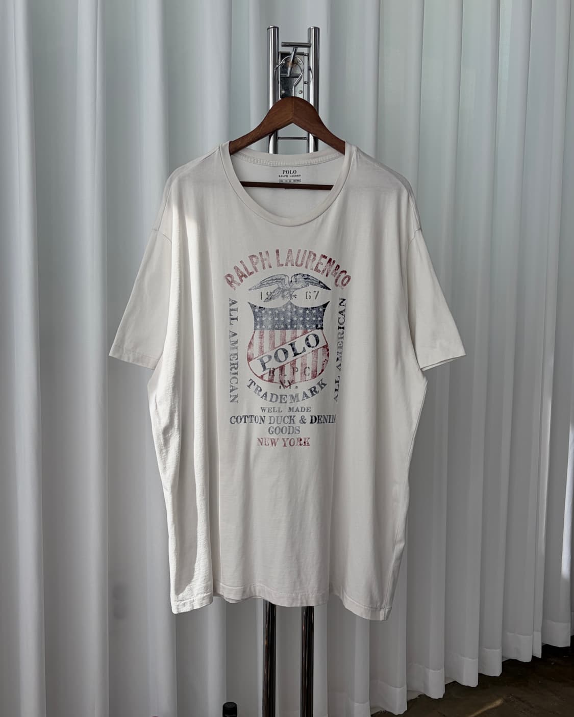[2XL]폴로 랄프로렌 아메리칸 프린팅 반팔 티셔츠 상품이미지2