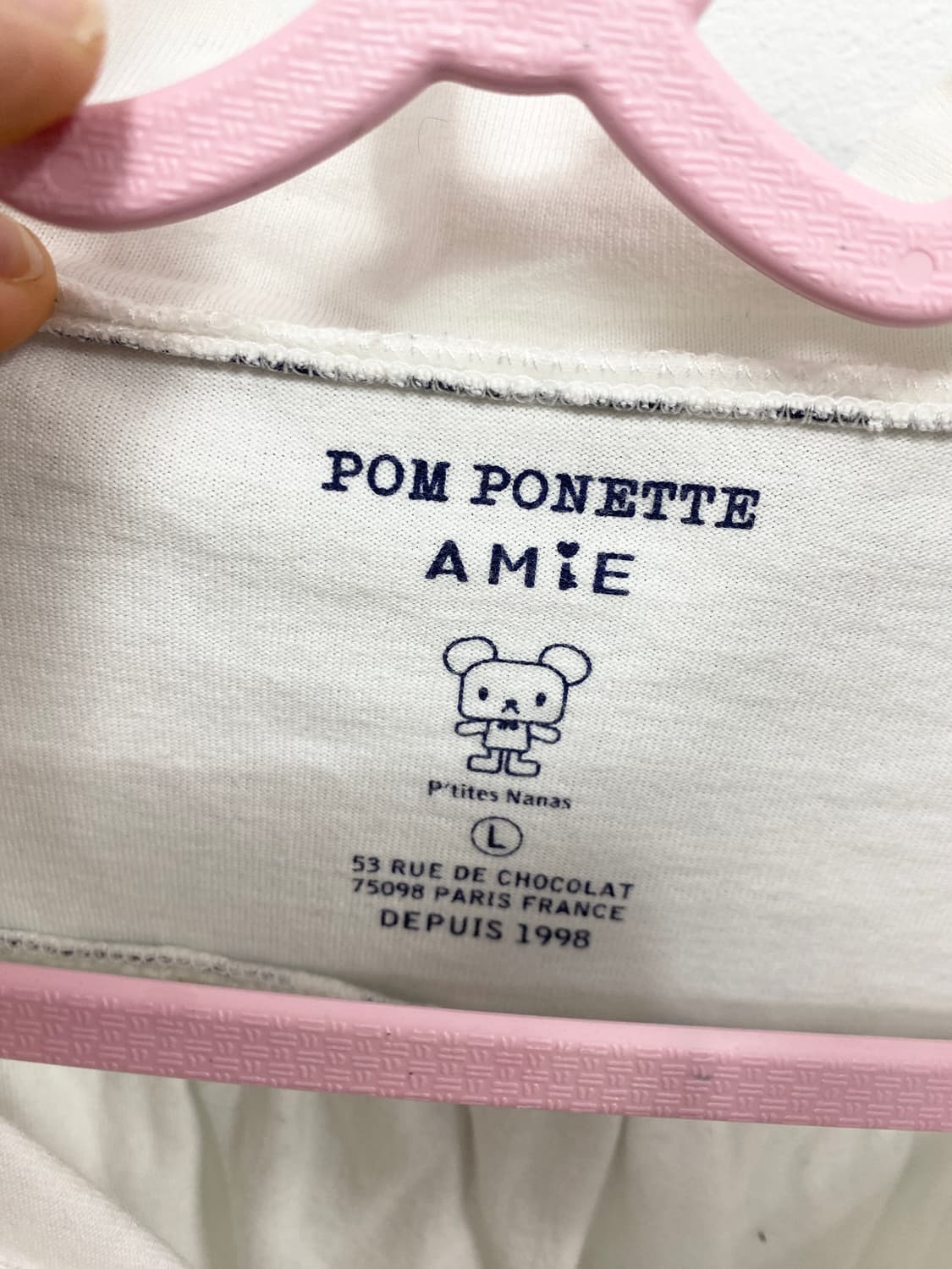 [POM PONETTE] 폼포넷 체크 리본 후드집업 상품이미지7