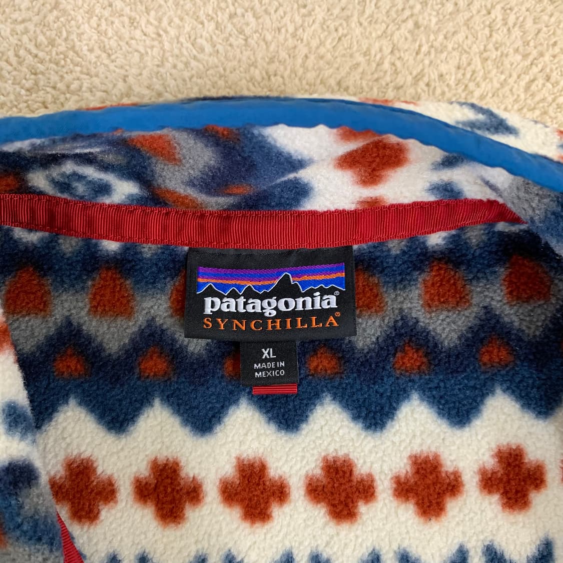 파타고니아 신칠라 스냅-T 아즈텍(XL) 페어아일 풀오버 플리스 상품이미지6