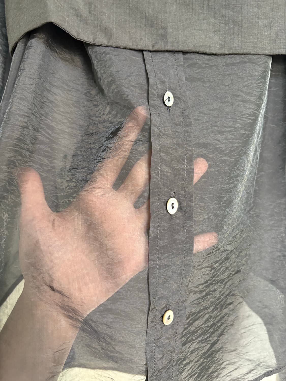 더일마 시스루 셔츠 상품이미지2