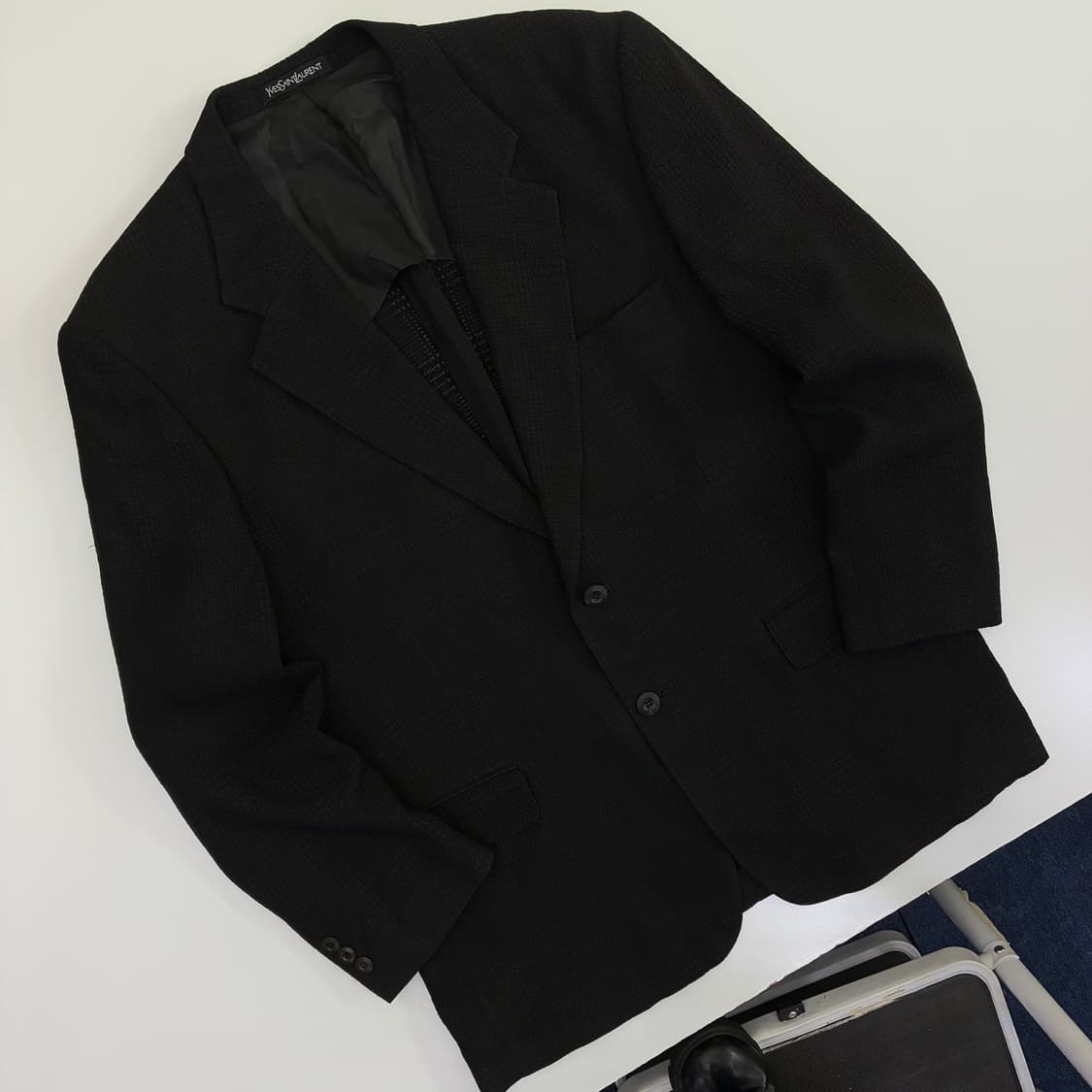 Yves Saint Laurent  이브생로랑 미니멀 블랙 블레이져 상품이미지2