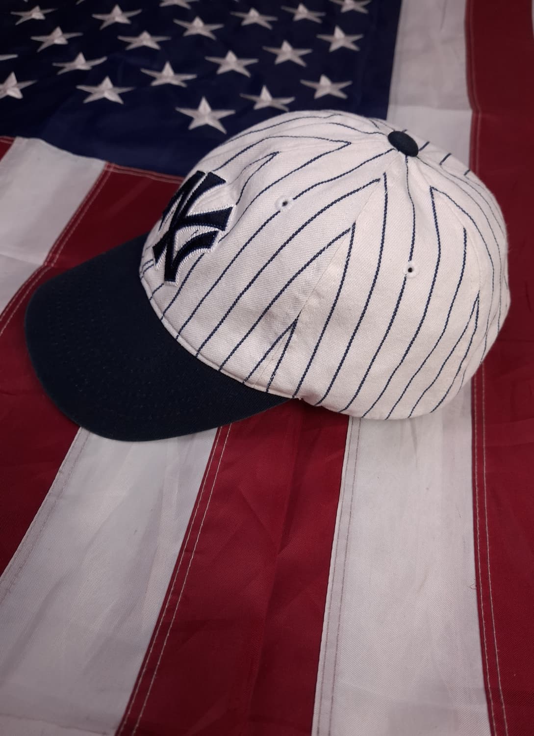 오리지날 MLB 뉴욕 양키스 스트라이프 볼캡 상품이미지3