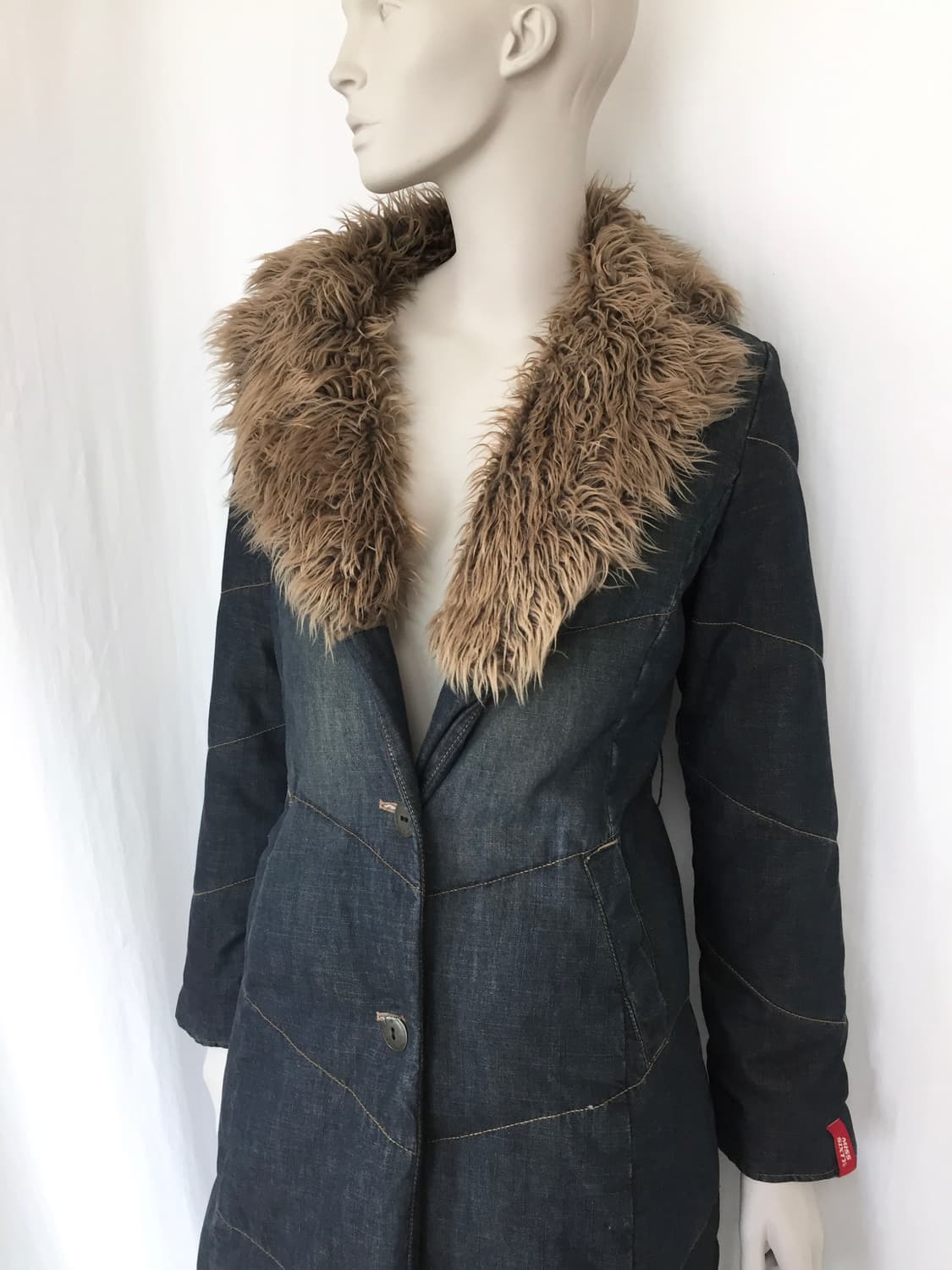 Miss-Sixty Denim padded long jacket 상품이미지3