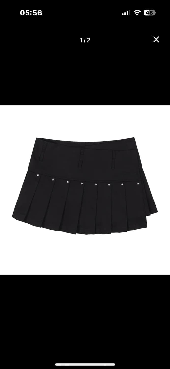 Fency club Pleated layered wrap skirt 상품이미지1