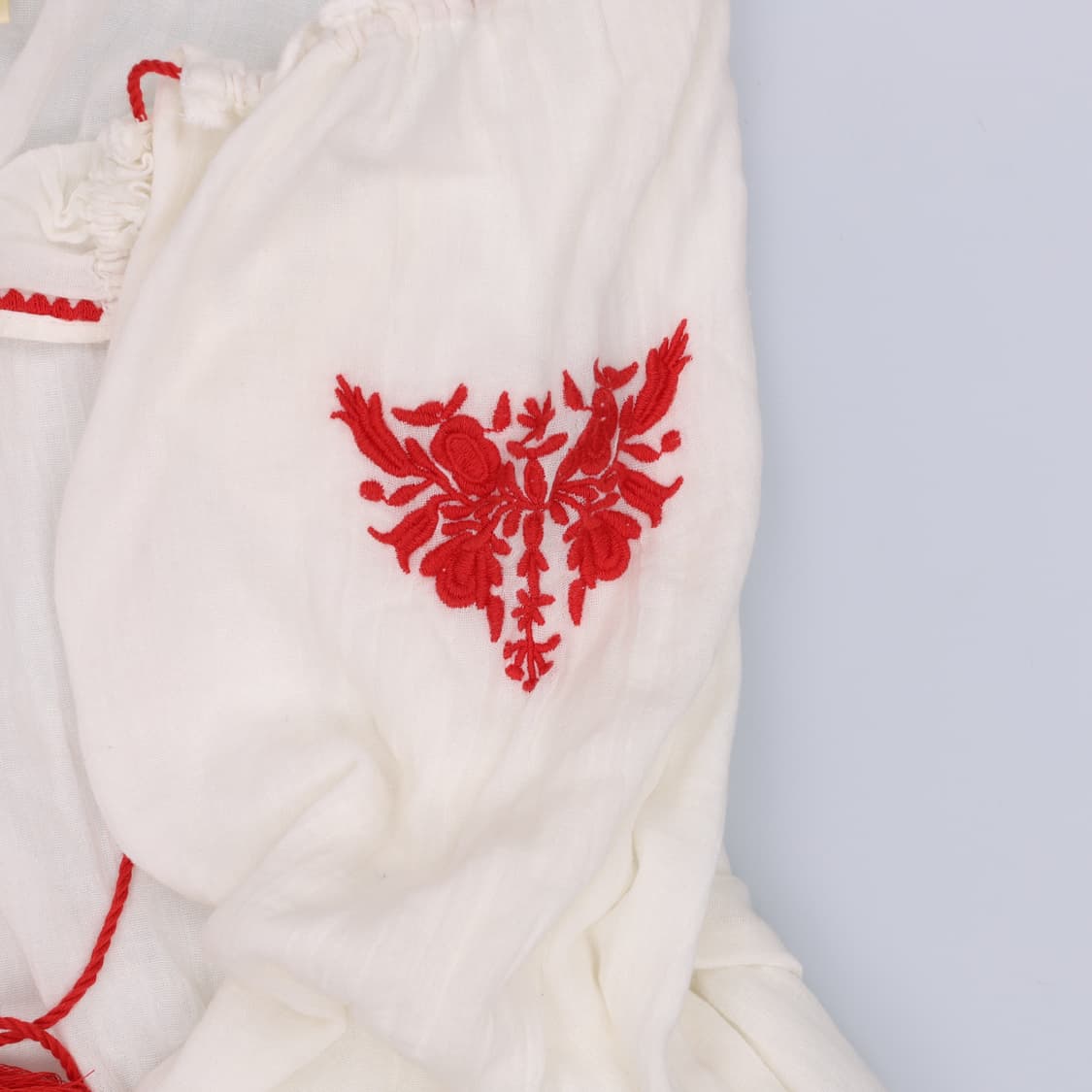 M 데님앤서플라이 린넨 자수 티셔츠 N7479 상품이미지4