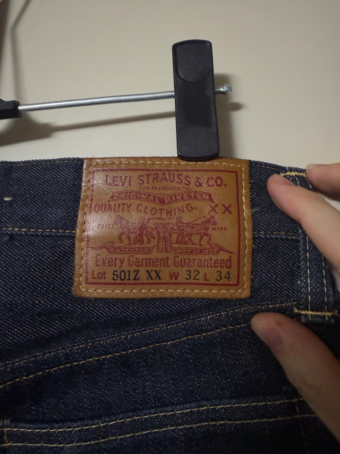 Lvc 55501 리지드 32x34 데님 팬츠 상품이미지3