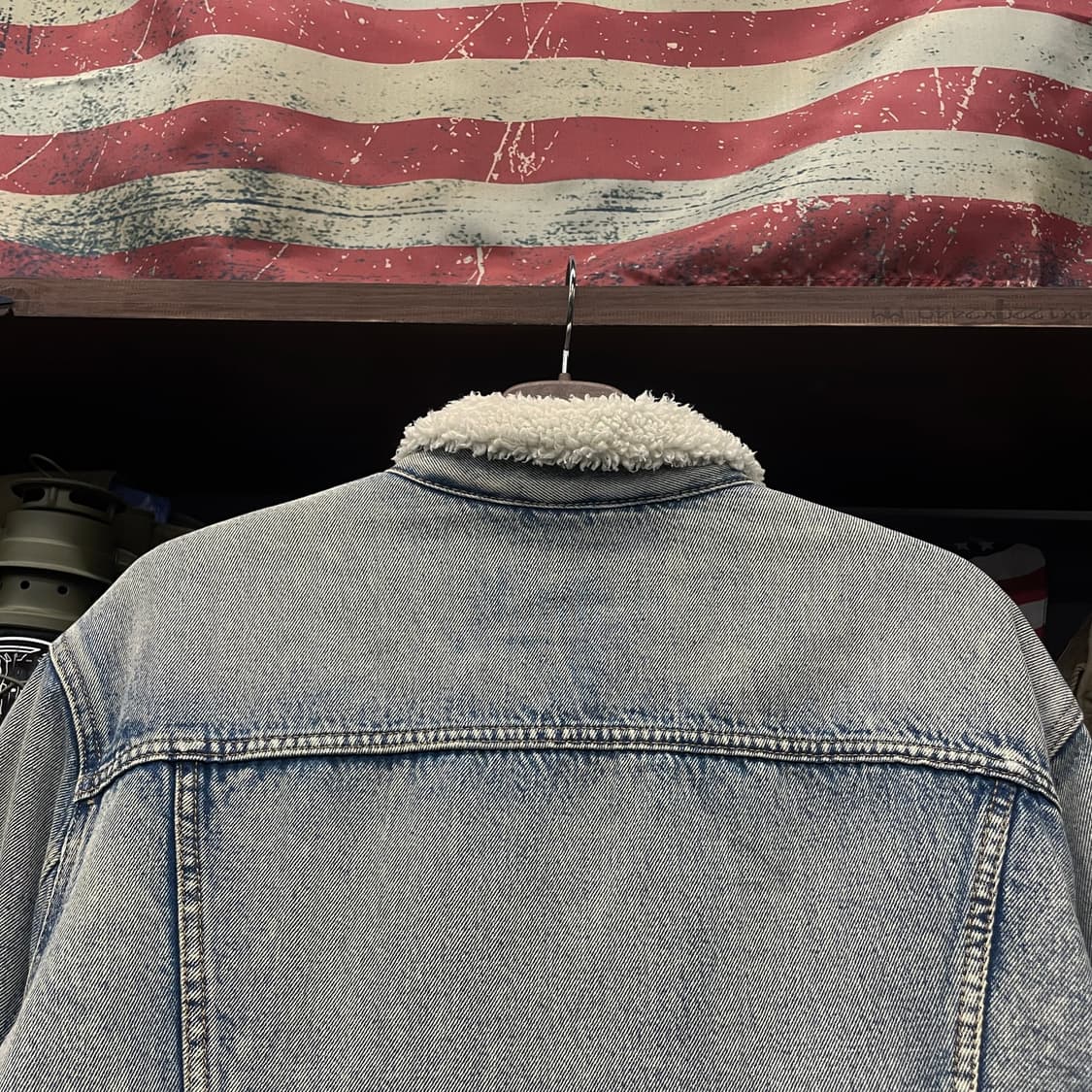 리바이스 타입 3 쉐르파 연청 데님 트러커 자켓 상품이미지4