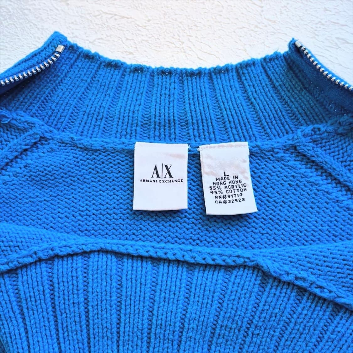 얼마니 익스체인지 오픈형 코튼 스웨터 상품이미지6