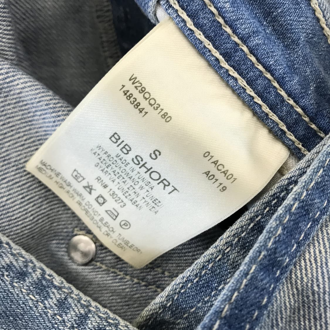 Wrangler 랭글러 오버롤 멜빵바지 [S] 상품이미지7