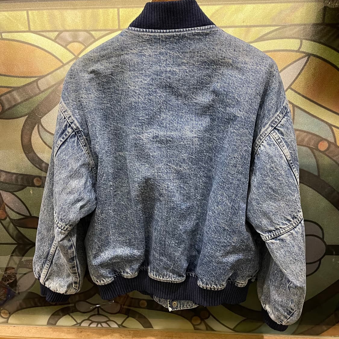 80's 빈티지 데님 블루종 상품이미지7