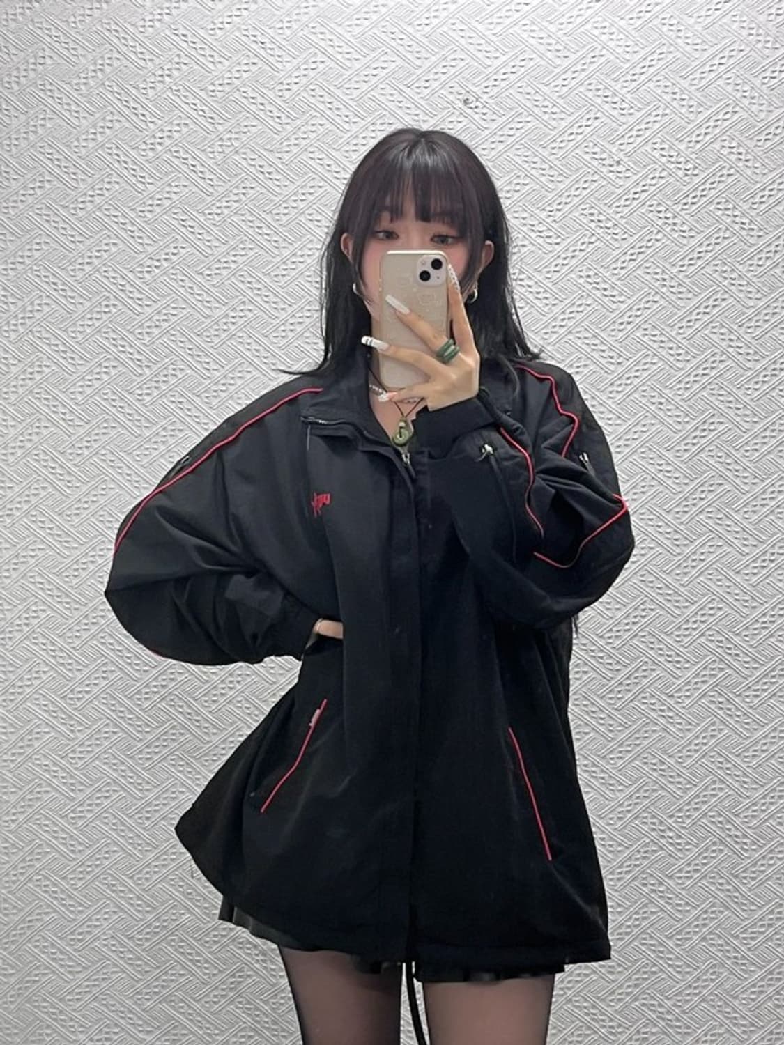 푸마 올드스쿨 캐주얼 빈티지 오버핏 바람막이 자켓 110 C11035 상품이미지1