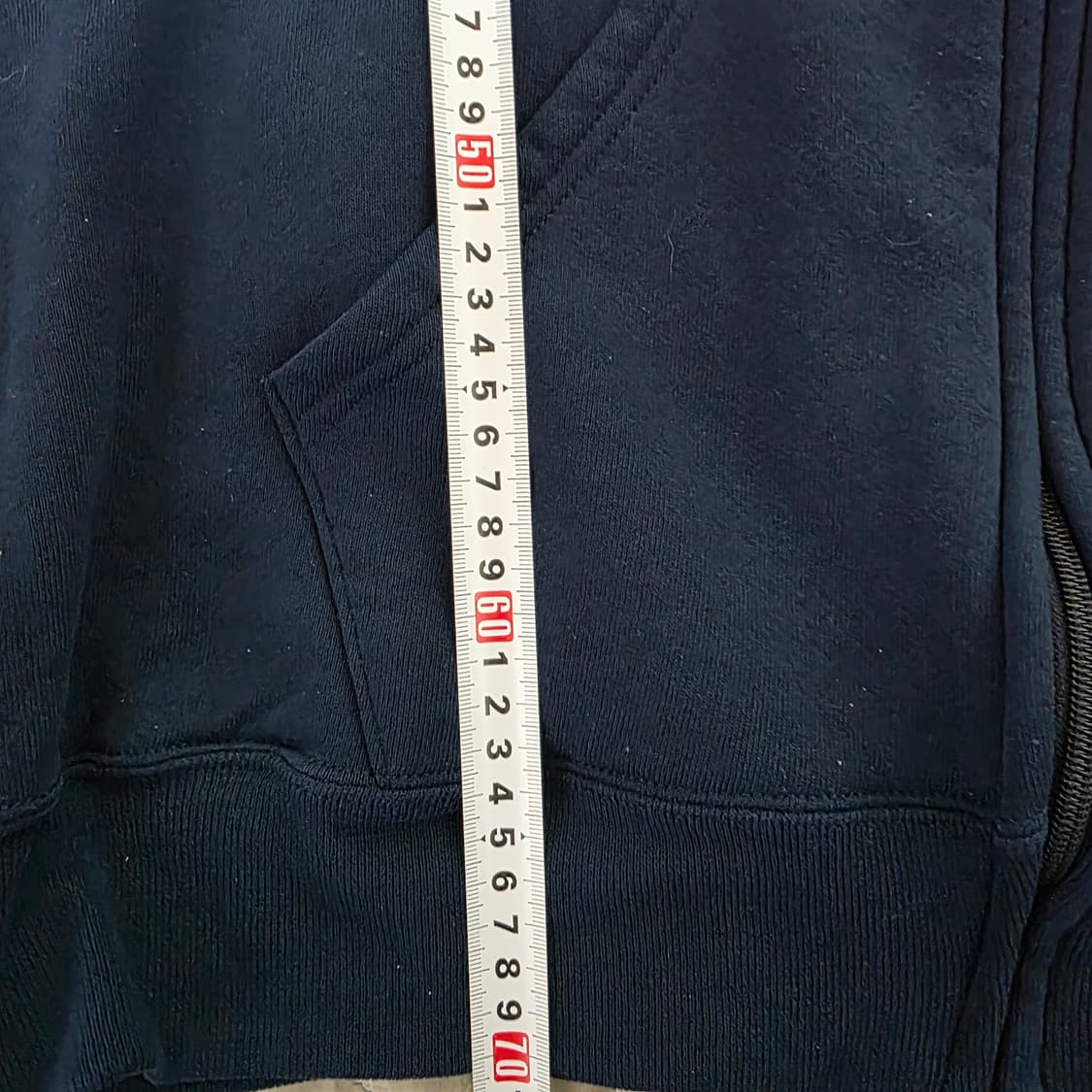 [XL] 90s 러셀 애슬레틱 후드집업 네이비 굿컨디션 상품이미지9