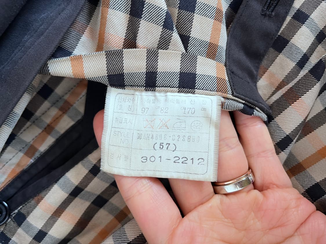 닥스 남성 다크브라운 간절기싱글트렌치코트 상품이미지9