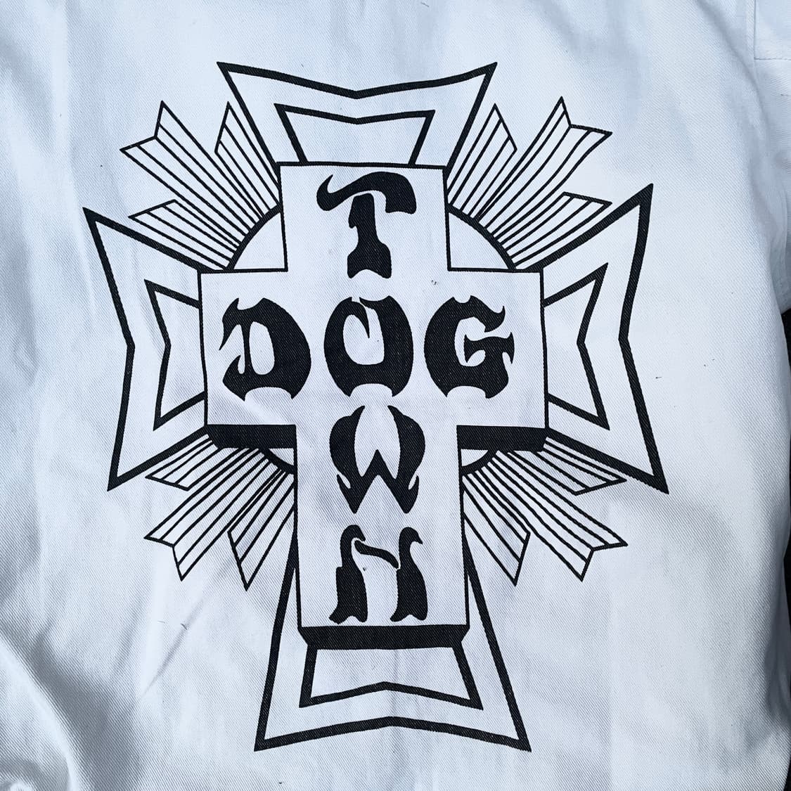 90s Dogtown 도그타운 크로스 빅로고 팀자켓 올드스쿨 자켓 XL 상품이미지3