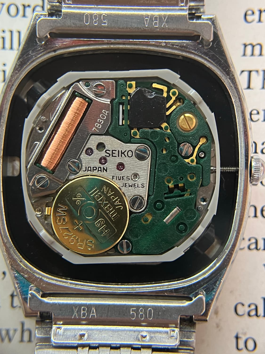 빈티지 세이코 쿼츠 7830-5020 상품이미지6