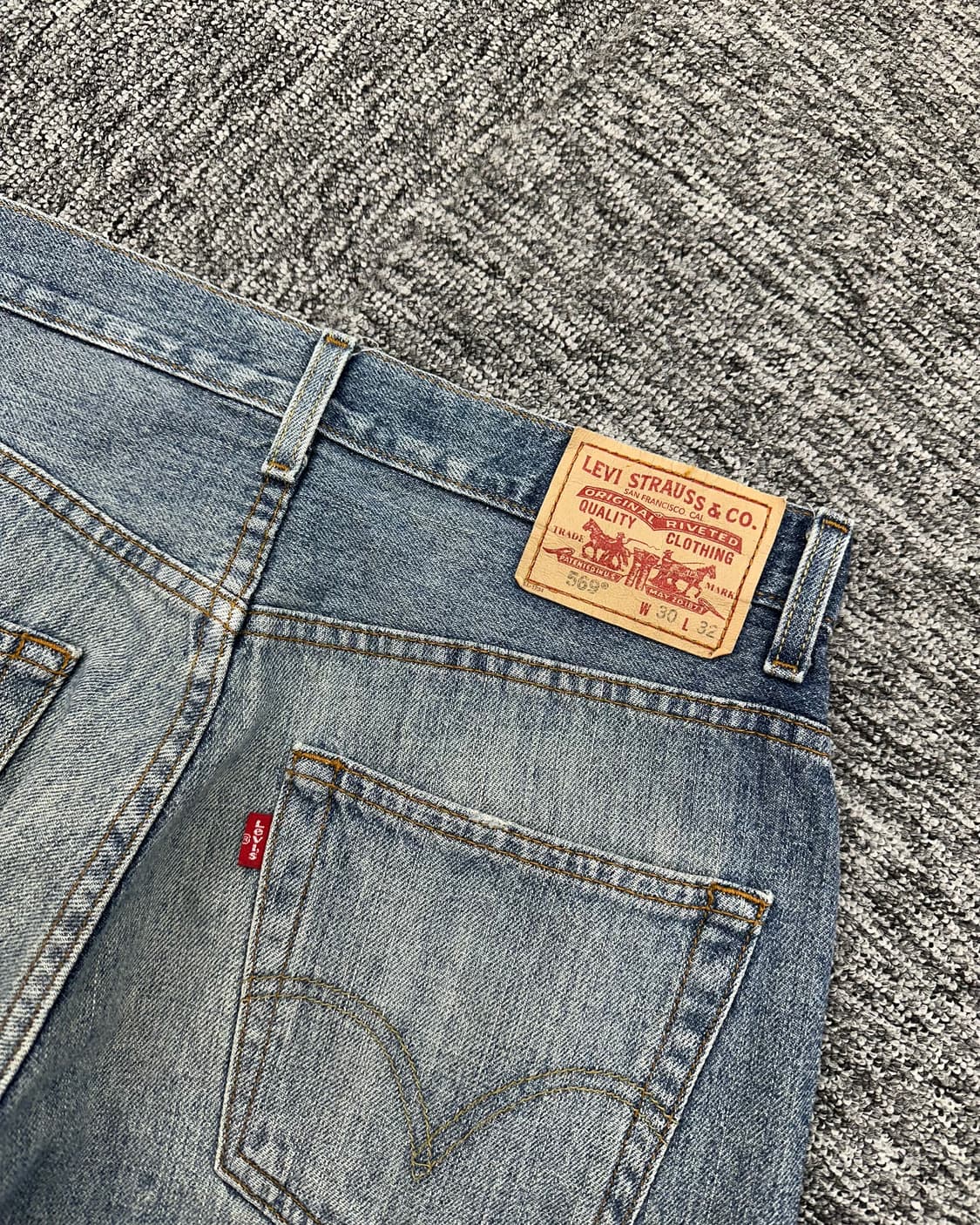 (허단39.5)00'S 리바이스 569 와이드팬츠-M1251  상품이미지5