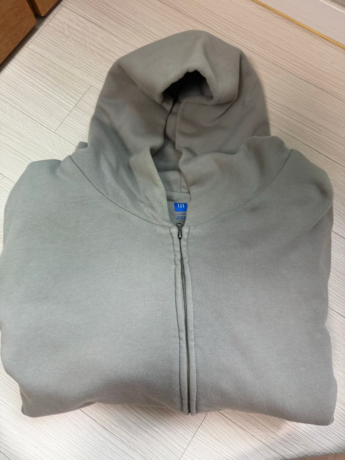 [XL] 이지 갭 후드집업 그레이 상품이미지1