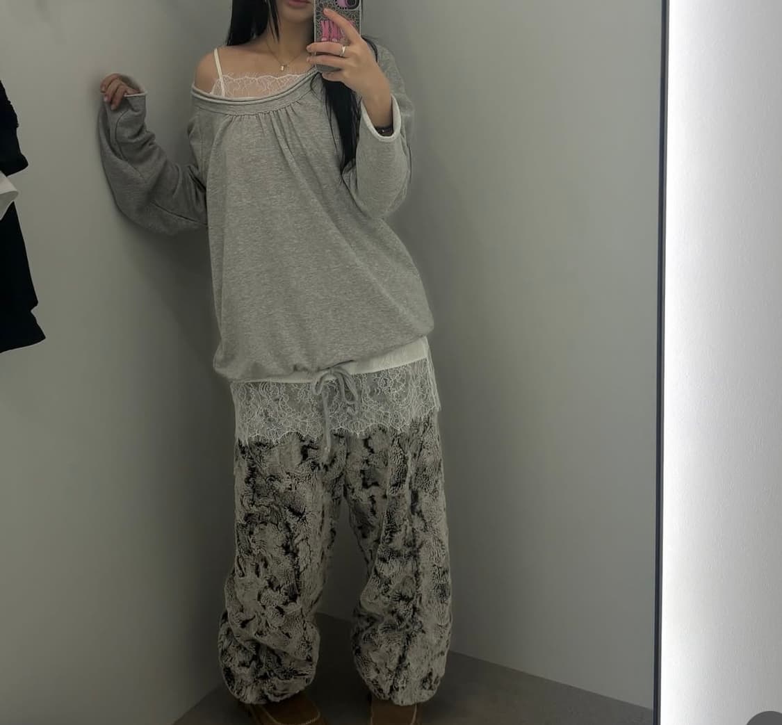 세릭 Round Hem String Top 오프숄더 원숄더 스트링 탑 상품이미지2