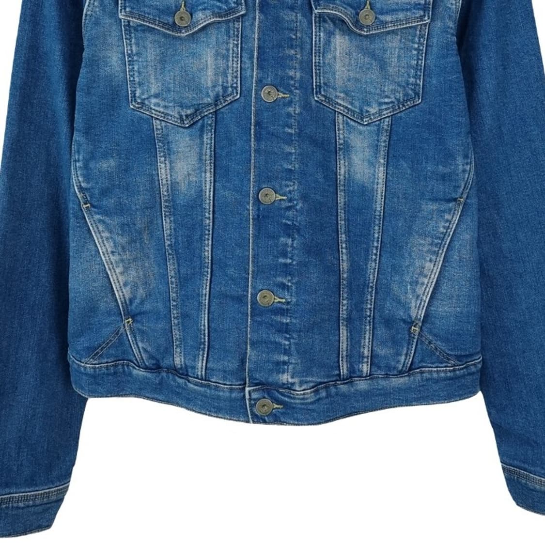 [타미힐피거] 빈티지 워시드 슬림핏 데님 자켓 M19149 상품이미지5